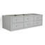 60'' W Wall Mounted Double Bathroom Vanity Base-372777965