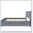 Full Velvet Upholstered Platform Bed With Twin Trundle-426826841