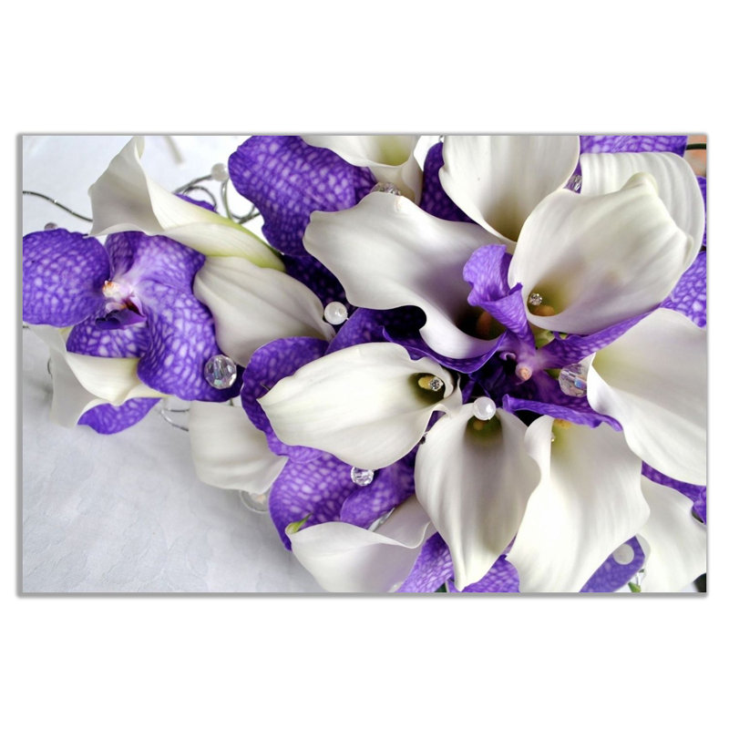 Bunch Of Flowers - Wrapped Canvas Print, 20cm H x 31cm W
