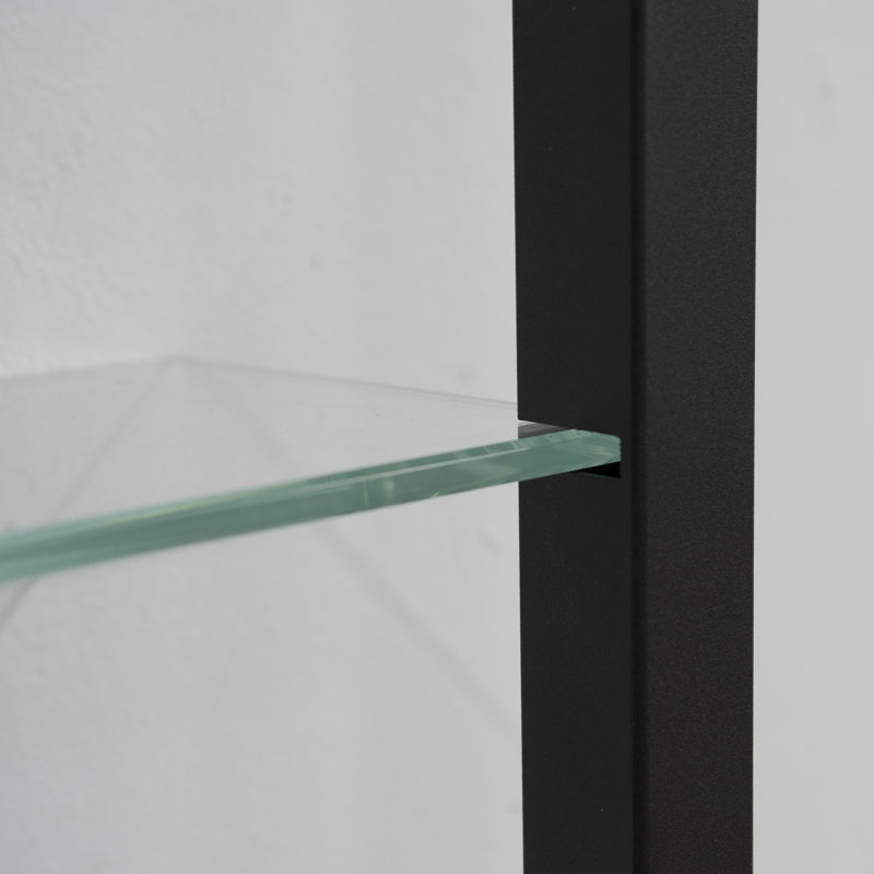 Cubic Glass 172cm H, Black