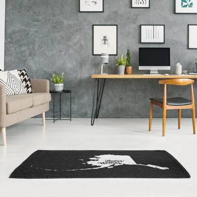 Tapis en polyester à ancrage doux home