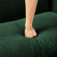 Canapé modulaire en L convertible à 4 boucles en tissu avec pieds cylindriques uniques, amovibles et enveloppés, convenant aux espaces restreints, relaxant au quotidien-121361706