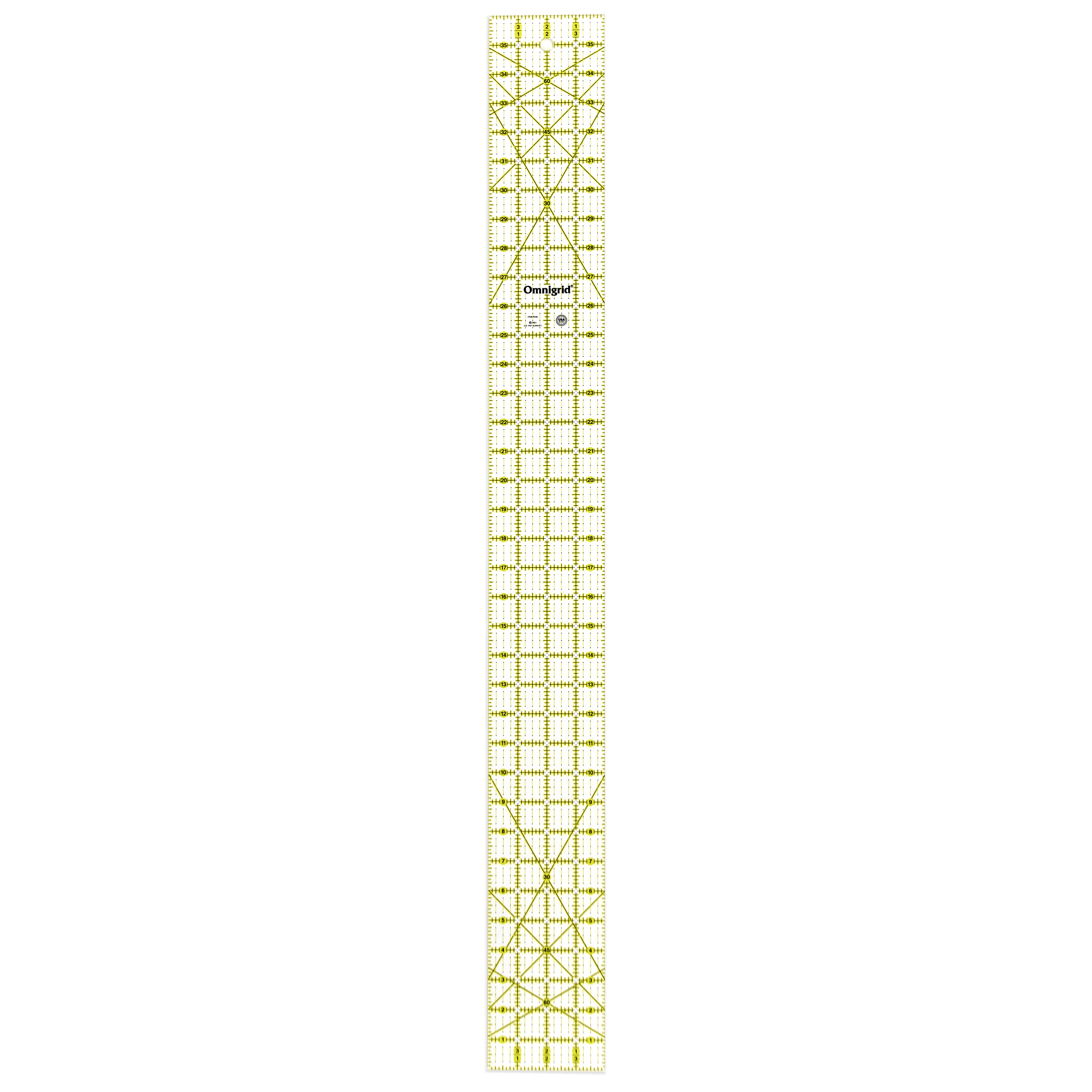 Omnigrid Ruler 6in X 6in With Angles 