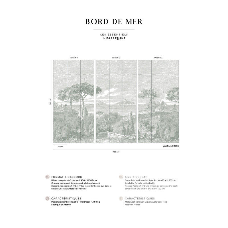 Au bord de la mer, ensembles 1, 2 et 3 Arehart, Pack 1, 2 & 3, Green