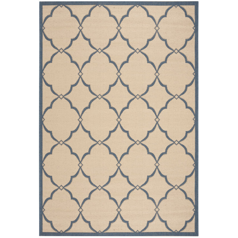 Adler Performance Geometric Indoor/Outdoor Area Rug, Rectangle 5'3" x 7'6"