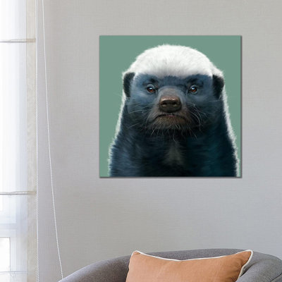Honey Badger by Vincent Hie - Print on Canvas