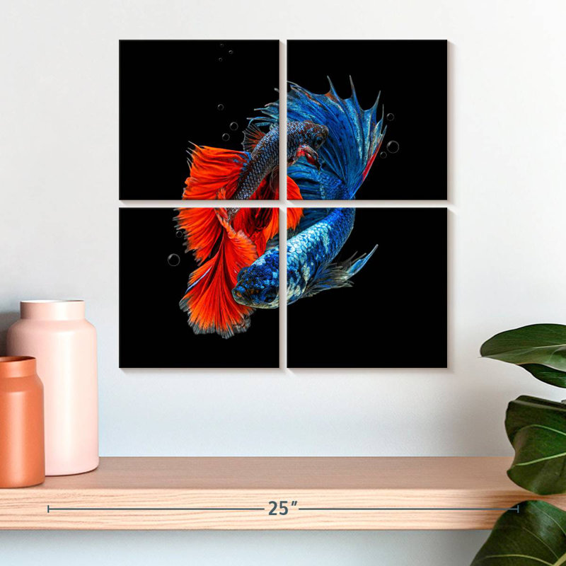 Brampt Thailand Betta Fish, 18" H x 18" W