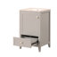 Meuble-lavabo de 20 po avec lavabo en céramique, porte à fermeture douce, support de rangement et tiroir, assemblage facile-111123696
