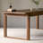 Minimalist Walnut Rectangular Table.-1141093680