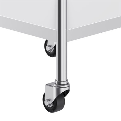 Table de travail en acier inoxydable