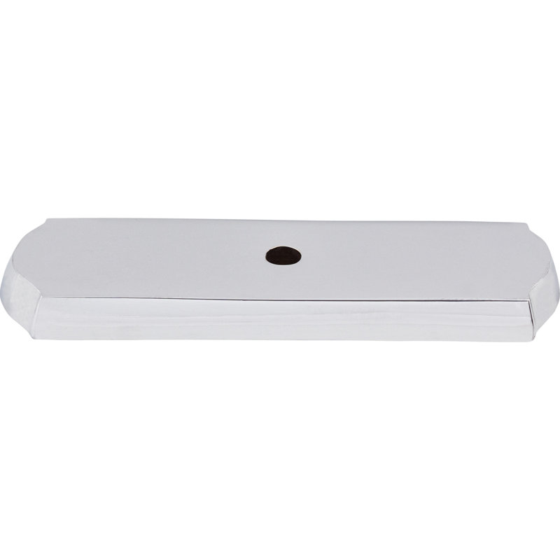 Aspen II Rectangle  Backplate, Polished Chrome