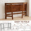 Bureau pliant en bois massif