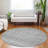 Machine Washable Indoor/Outdoor Xhevrie Gray Rug-447414898