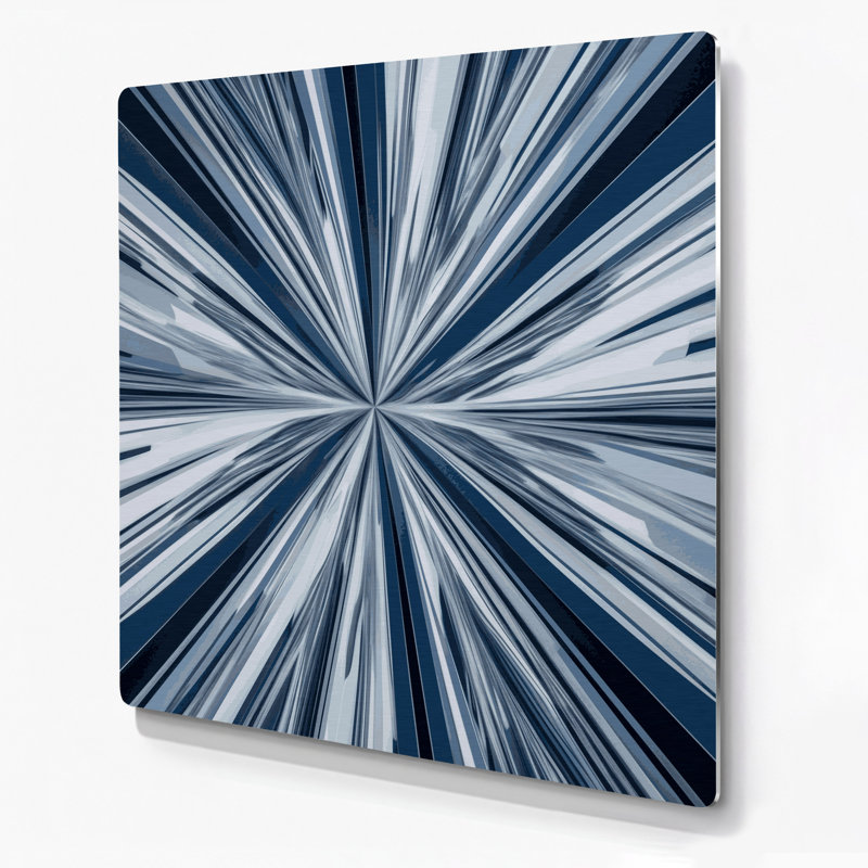 Art mural gris op Op 51, H 144 po x l 144 po x P 0,05 po
