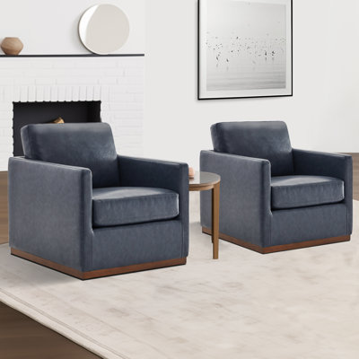 Benten Upholstered Swivel Armchair