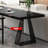 Black Rectangular Solid Wood desk-494609006