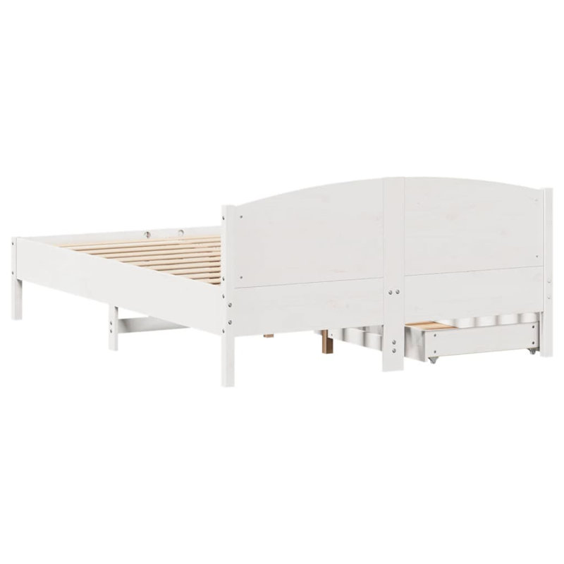 Middelburg Solid Wood Storage Bed, Small Double (4')