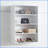 Closet Systems: Devi Modern Modular Wall-Mounted Closet, Warm Oak Finish | White | Wood-1978732421