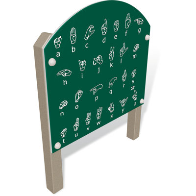 Panneau en langue des signes
