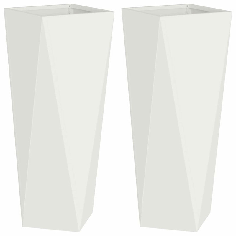Planter Box, White, 75cm H x 30cm W x 30cm D