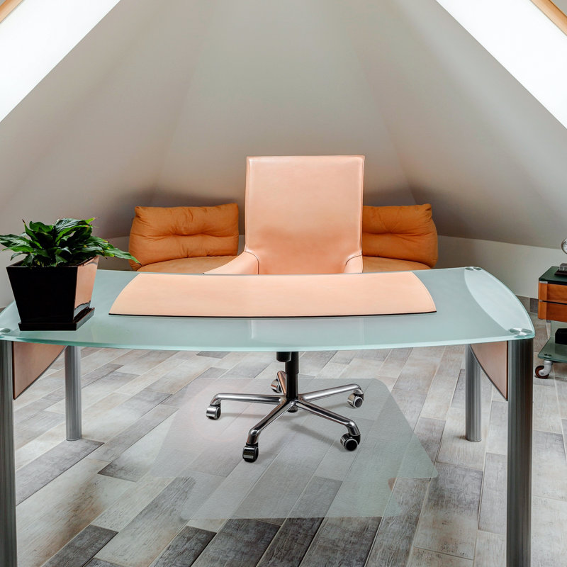 Floortex Ultimat Polycarbonate Lipped Chair Mat for Hard Floor, 35" x 47"