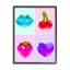 «Varied Gummy Candies», impression encadrée sur bois-1868191925-1868191924