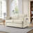 Loveseats Sofa Bed With Pull-Out Bed,Adjsutable Back And Two Arm Pocket