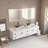 Wall Mounted LED Bathroom mirror Front and Backlight-1126537839