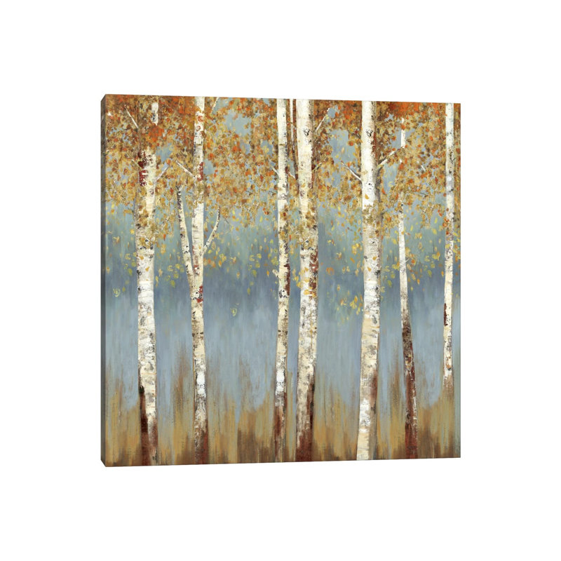 Falling Embers III by Allison Pearce - Wrapped Canvas Painting, 45.72 cm H x 45.72 cm W x 1.91 cm D