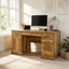 Bureau de direction rectangulaire de 59 po de largeur avec armoire de rangement et tiroirs, poste de travail pour la maison-2144270191
