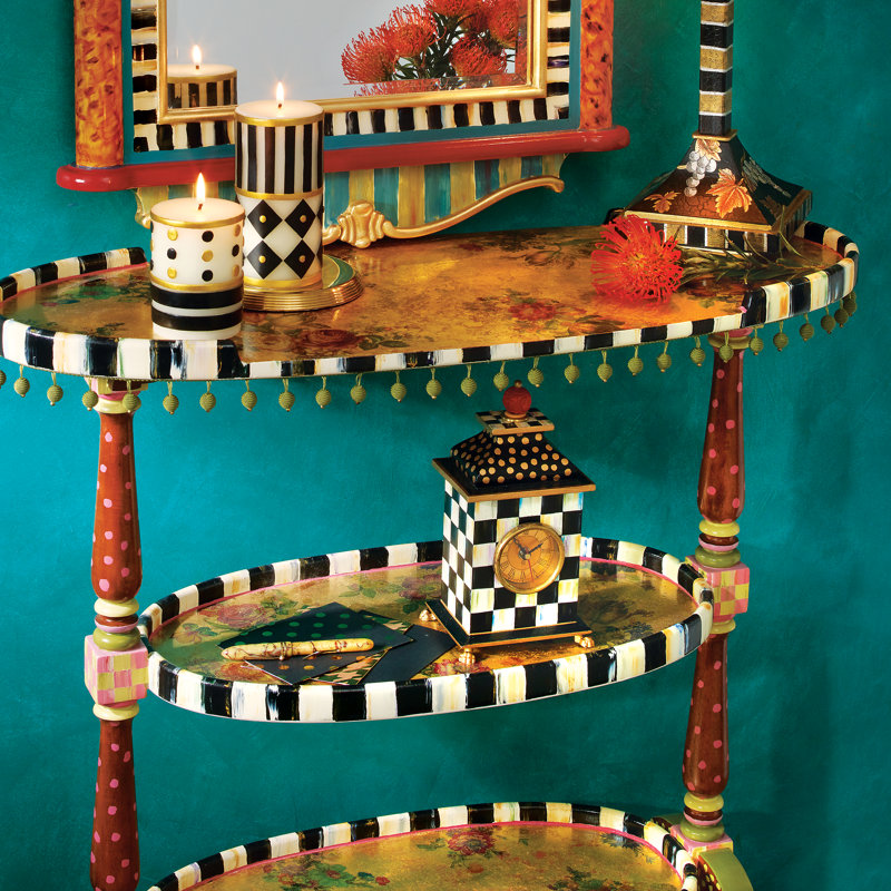 Courtly Check Desk Clock