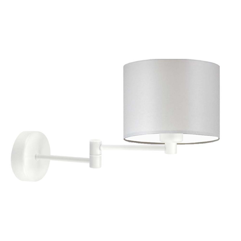 Ayaru Armed Sconce, White, Light Grey