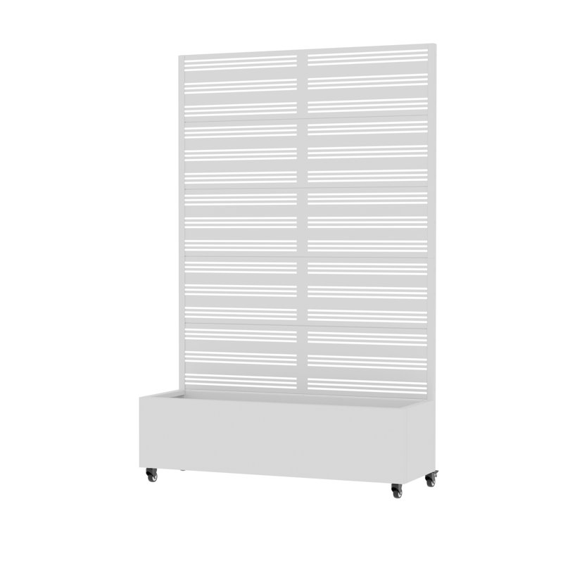 Planter Box, 185cm H x 120cm W x 40cm D, Black
