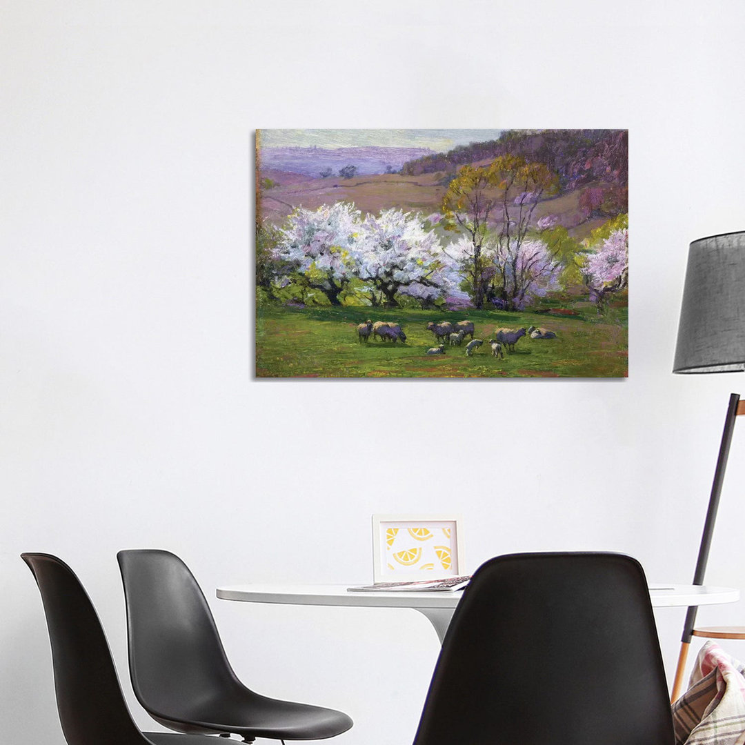 Blossom Time by Edward Henry Potthast - Wrapped Canvas Painting