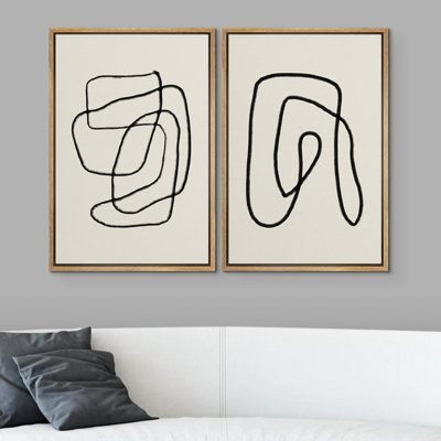 Impression sur toile encadrée 2 pièces