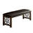 Linen Blend Upholstered Bench