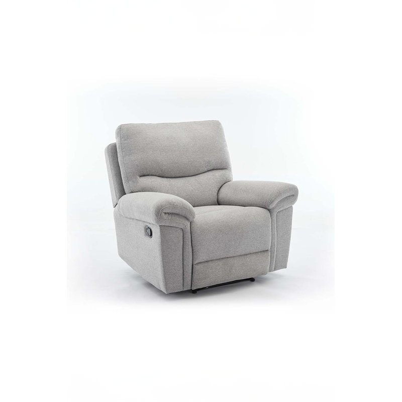 Okemah 36.6cm Wide Standard Recliner, Light Grey