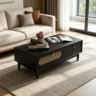 Tiroir de rangement pour table basse Luxury Rattan