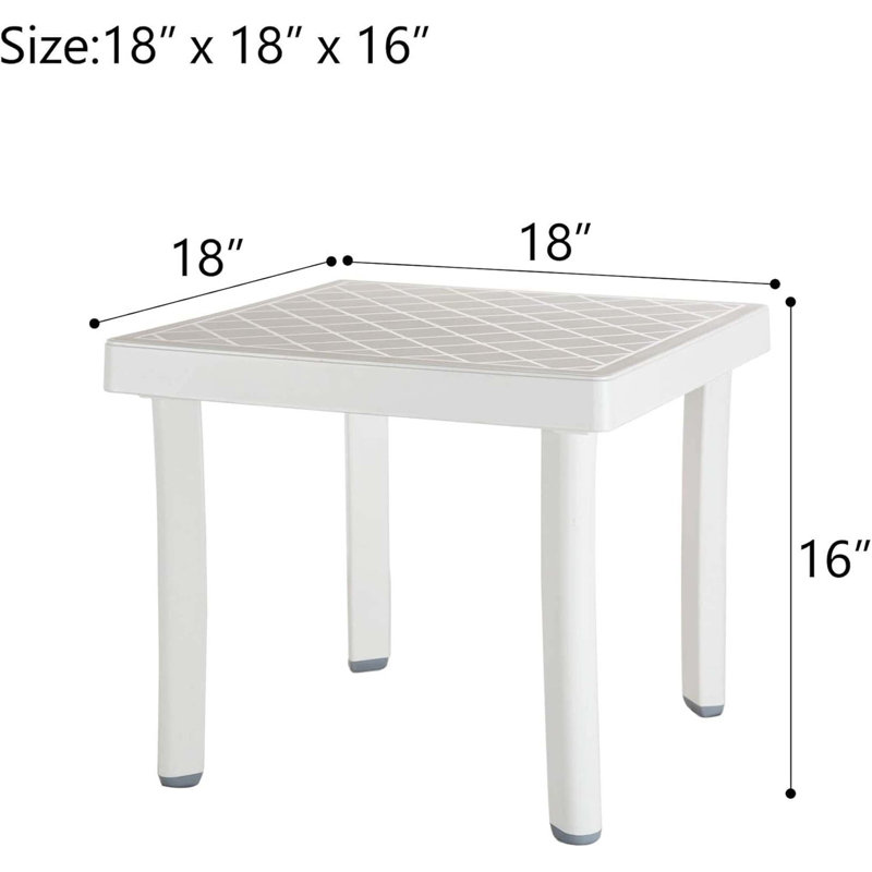 Chaise longue d'extérieur réglable en aluminium avec table