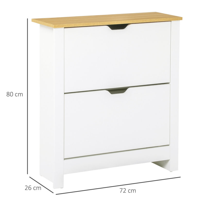12 Pair Flip Down Shoe Storage