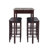Loria 4 - Person Four Leg Base Dining Set-1752336409
