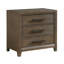Table de chevet en noyer foncé 3