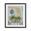 «Florida Map Palm Trees», reproduction encadrée sous verre, conception de Marcus Prime-915016663-915016661
