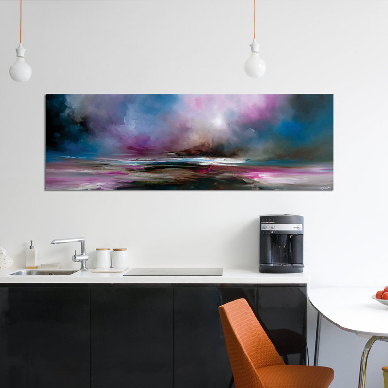 « night automne », impression sur toile, H 16 po x l 48 po x P 1,5 po, Toile tendue