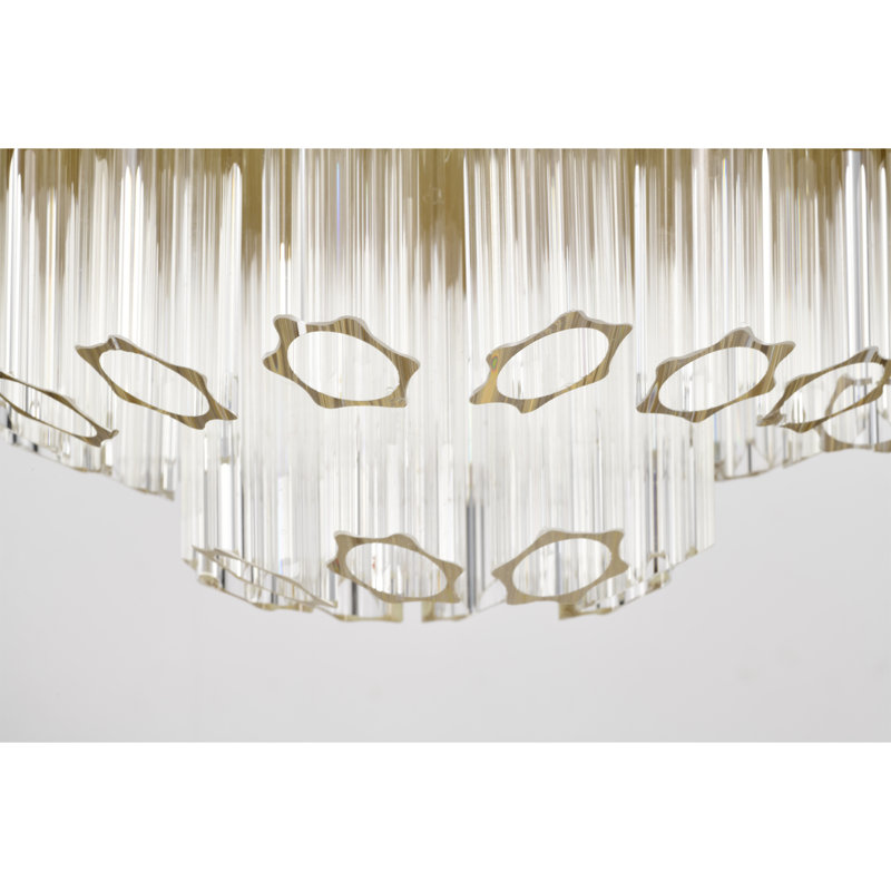 4 - Light Gold LED Unique/Statement Pendant