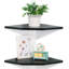 Tablettes de coin en coin, présentoir de rangement mural, ensemble de 2-33904767