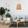 Vimini 1 - Light Brown Bell Pendant