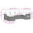Vidaxl Garden Sofa Set Black