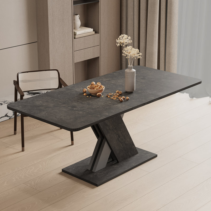 Multifunctional Extendable Console Table, Black