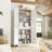 71" Farmhouse Kitchen Pantry Storage Cabinet With 4 Adjustable Shelves And Drawer-206335067